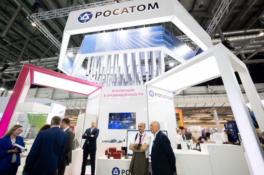 Стенд Госкорпорации «Росатом» на выставке ИННОПРОМ-2023